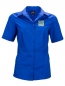 Preview: Damen Bluse Kurzarm, inkl. Druck